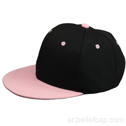 شعار فارغ عادي مخصص قبعة snapback قبعة